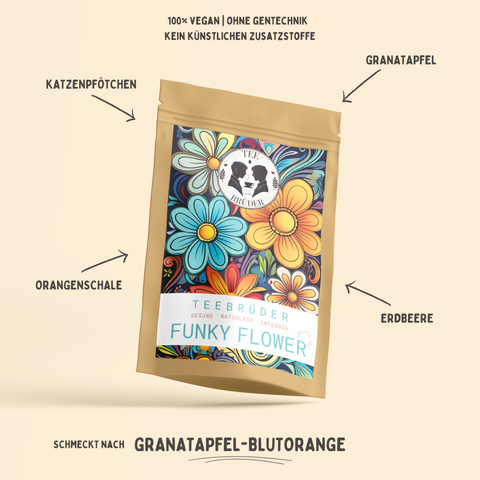 Funky Flower | Milde Fruchtmischung | 50-100g