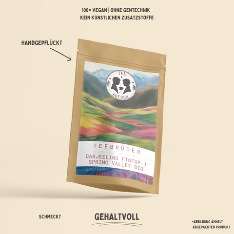 Darjeeling FTGFOP 1 Spring Valley BIO | Schwarzer Tee | 50-200g