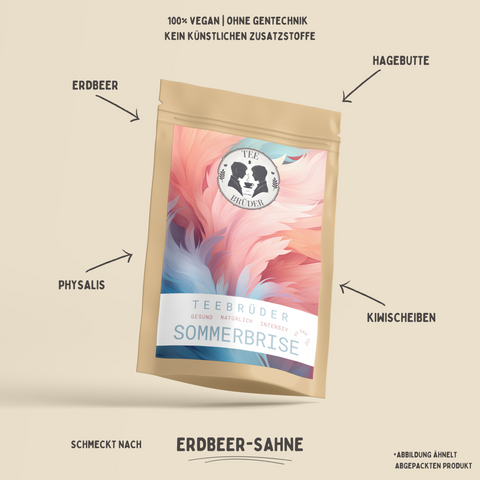 Erdbeer-Sahne | Pu Erh Tee | 50-200g
