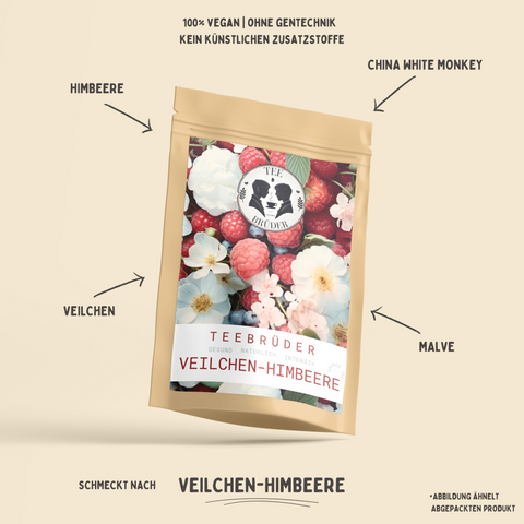 Veilchen-Himbeere | Grüner Tee | 50-100g