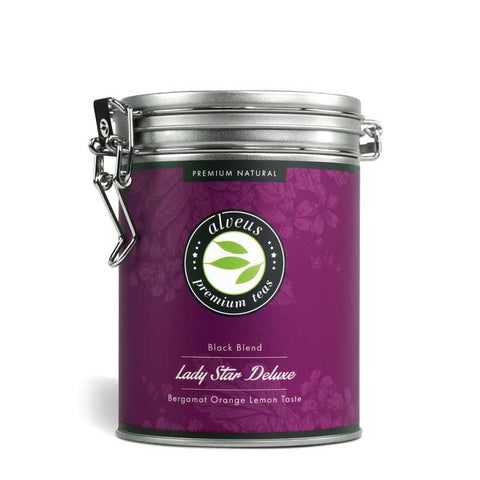Lady Star Deluxe | Schwarzer Tee | Branded Edition Alveus | 100g