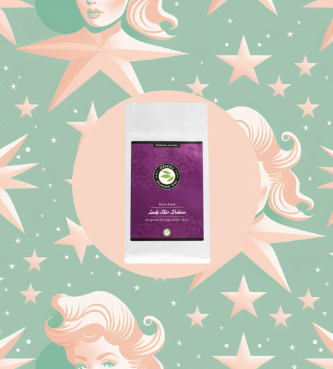 Lady Star Deluxe| Schwarzer Tee | Branded Edition Alveus | 100g