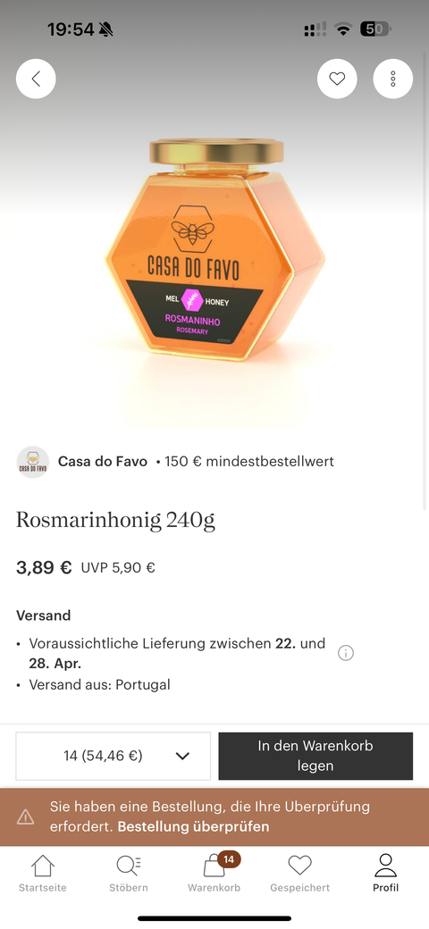 Rosmarinhonig 240g
