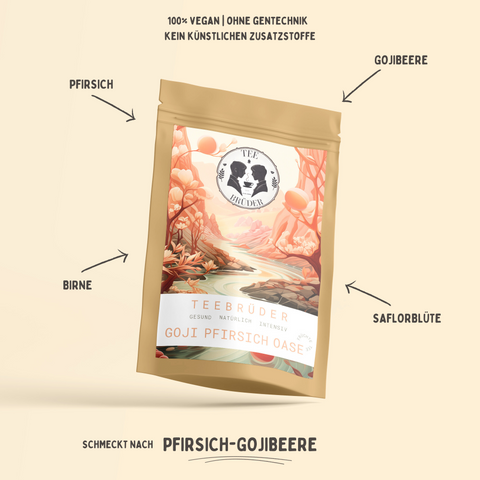 Goji Pfirsich Oase | Früchte Tee | 50-100g