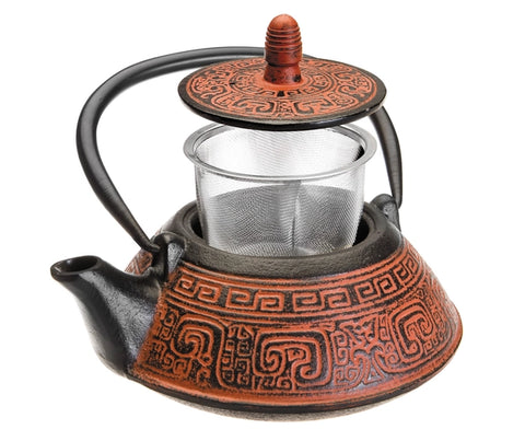 Gusseisen Teekanne "India" - 0,8l inkl. Edelstahlfilter
