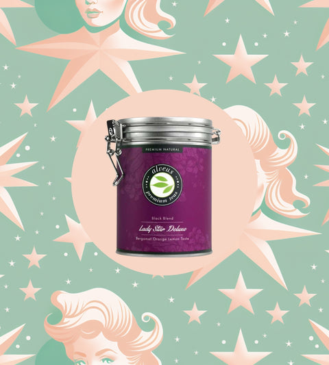 Lady Star Deluxe | Schwarzer Tee | Branded Edition Alveus | 100g